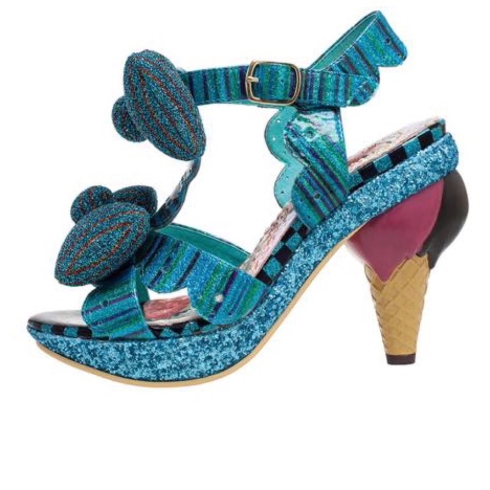 IRREGULAR CHOICE NEAPOLITAN ICE CREAM HEELS